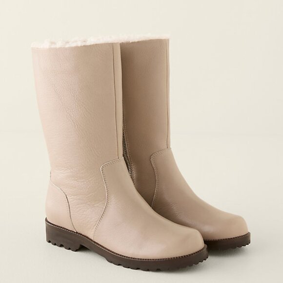 Gentle Souls ~Hazel Tan Leather Warm-Me-Up Zip Up Boots in size 6 - Picture 16 of 16